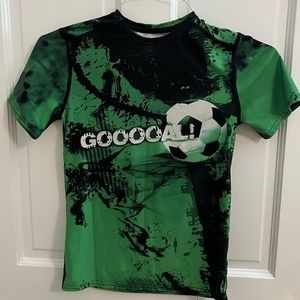 Boys BCG fitted shirt. Size Medium. Soccer